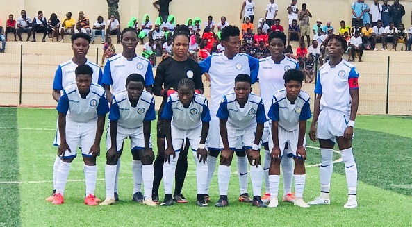 The lineup of Ampem Darkoa Ladies